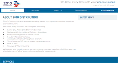 Desktop Screenshot of 2010distribution.com
